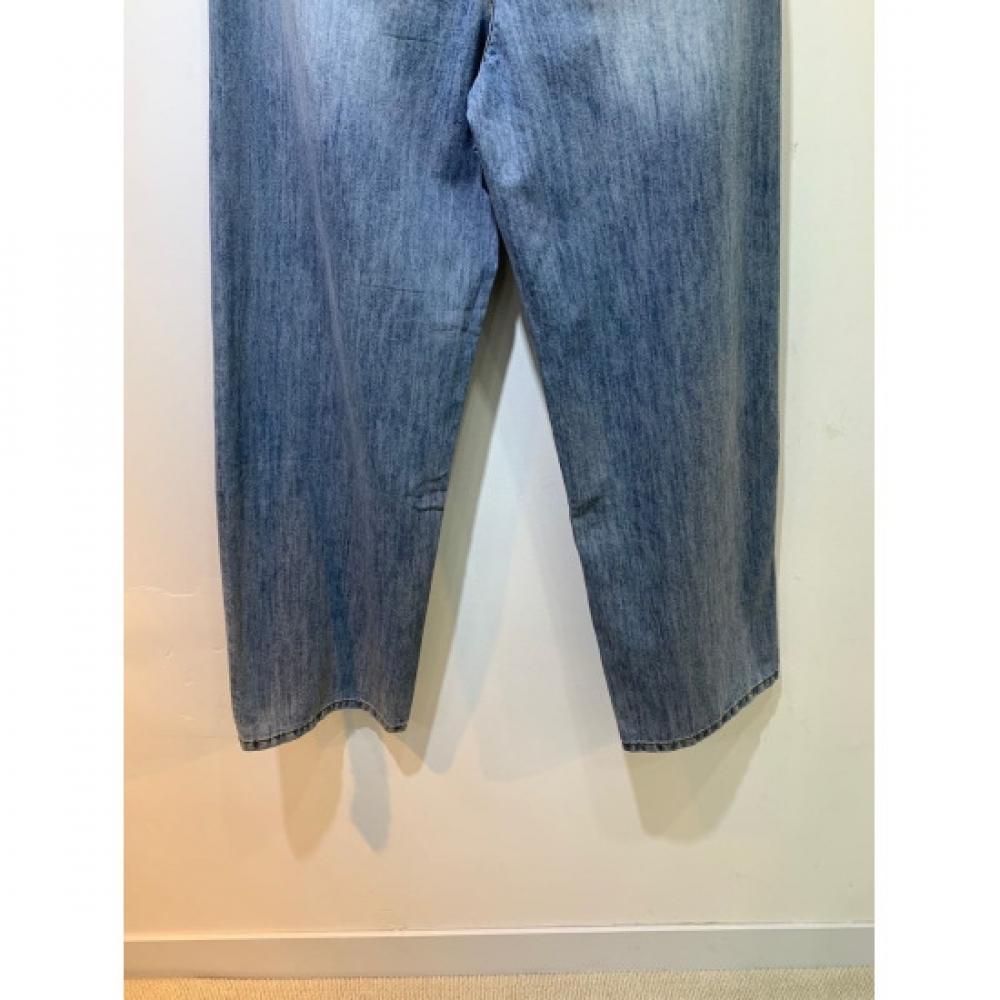 C S In The Room Wide Leg Denim pantS Hidden bandIng Ykk Zipper 3Color S2xl