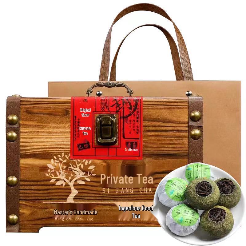 Ya Cha Po Small Green Tangerine Puer Tea Gift Set