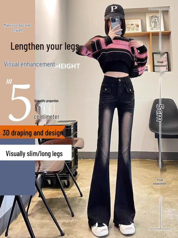 

Women s Bell Bottom Jeans - Summer 2024 Flare, Loose, Wide-Leg Pants XS