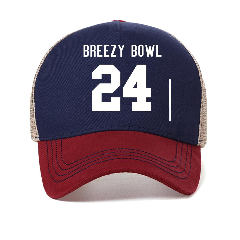 

BREEZY BOWL 24 Baseball Cap Women Design Trucker Hat Summer Cute Tennis Skate Sunscreen mesh Snapback Caps Breathable sun hats Adjustable