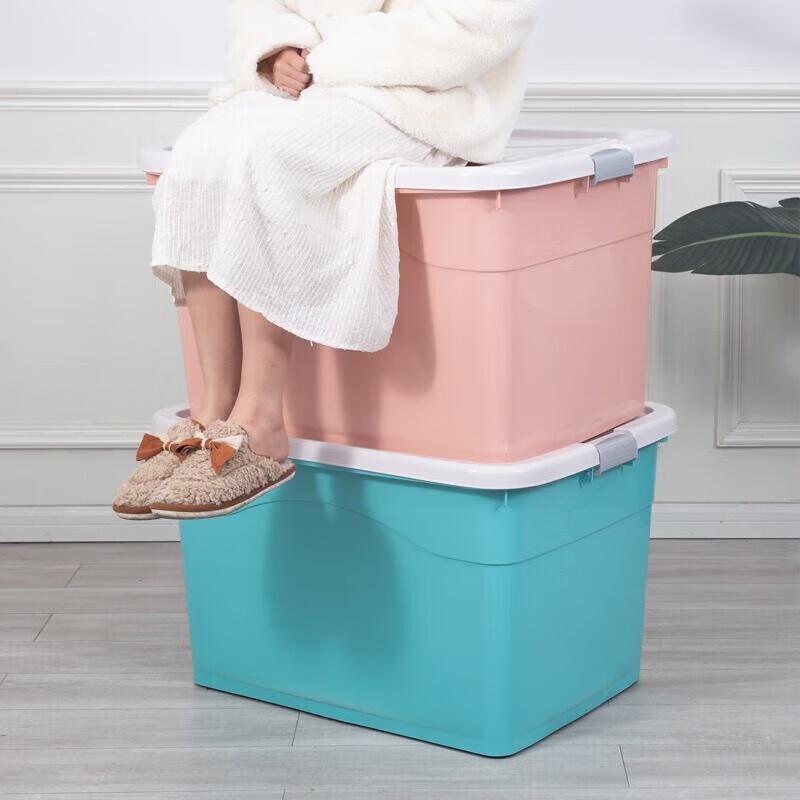 Extra Large Thickened Plastic Storage Box with Lid