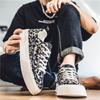 Black canvas men's shoes autumn trend versatile spring and autumn student board shoes men's cloth shoes sports trendy shoes