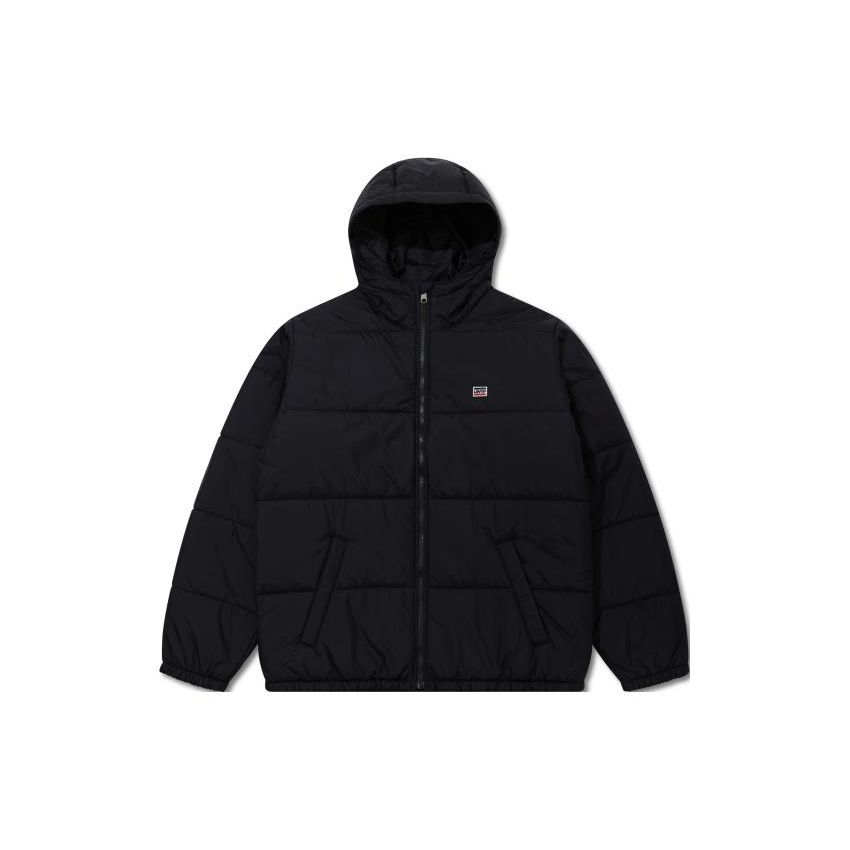 Levis Hooded Zip-Up Warm Cotton Jacket Men Jackets Black A4206-0000