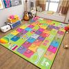15 Size Snakes and Ladders Game Pattern Rug Carpets for Bedroom Living Room Mat Creative Door Mat Dressing Room Rugs Play Mats