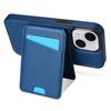 For iPhone 14 Case Compatible with MagSafe Detachable Card Holder Kickstand Leather Phone Back Cover
