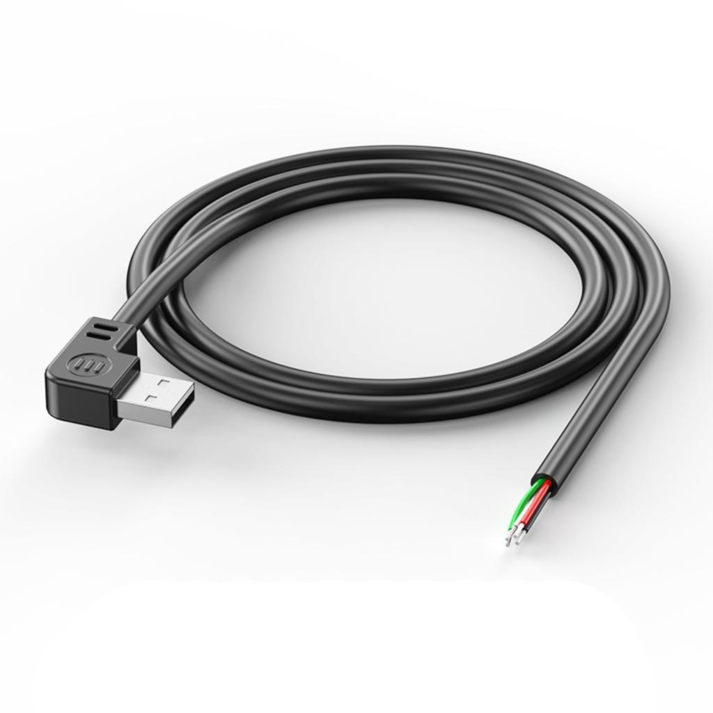 USB Male Female to 4pin Bare Wire Cable, Pigtail Cable 480Mbps USB2.0 Power Data Cable Pigtail Cable