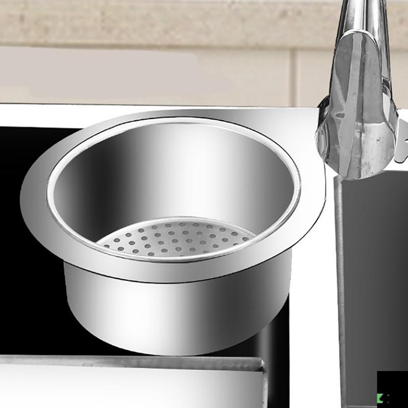 1 Pcs Swan Sink Strainer Basket Stainless Steel Corner Sink Strainer Kitchen Sink Drain Basket For Kitchen Sink