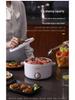 Multifunctional Electric Hot Pot: 1-2 Person Non-Stick Ceramic Glaze for Dorm Cooking and Quick Noodles.