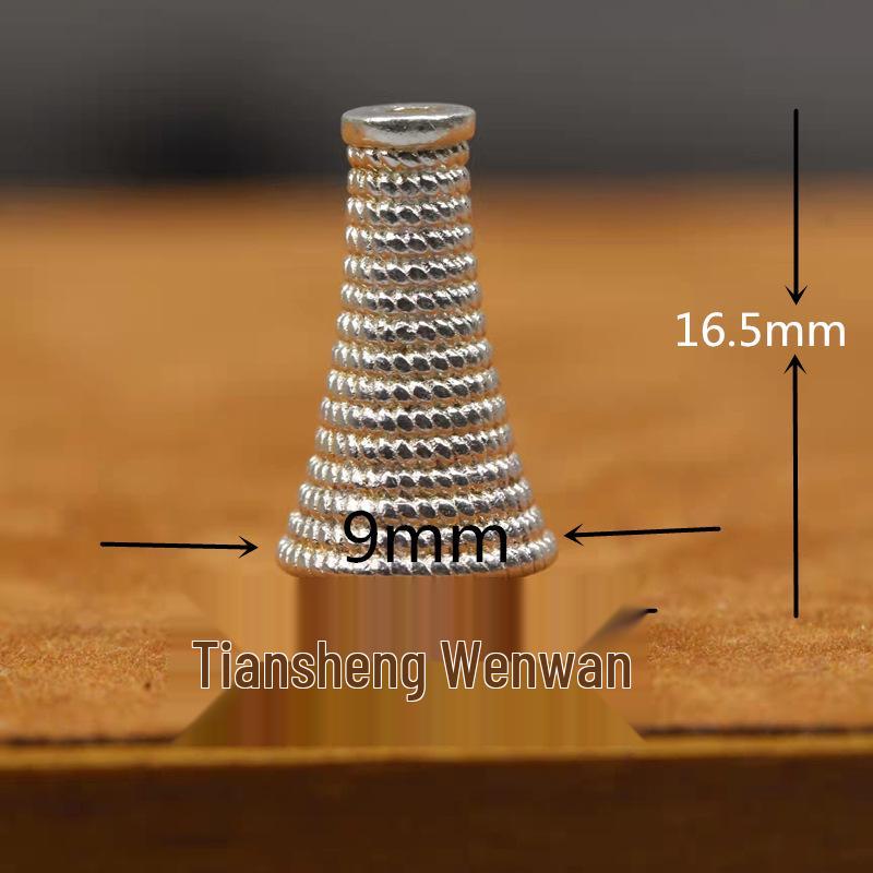 108-Bead Red Sandalwood & Passion Fruit Seed Silver Vajra Stupa Buddha Head Accessory