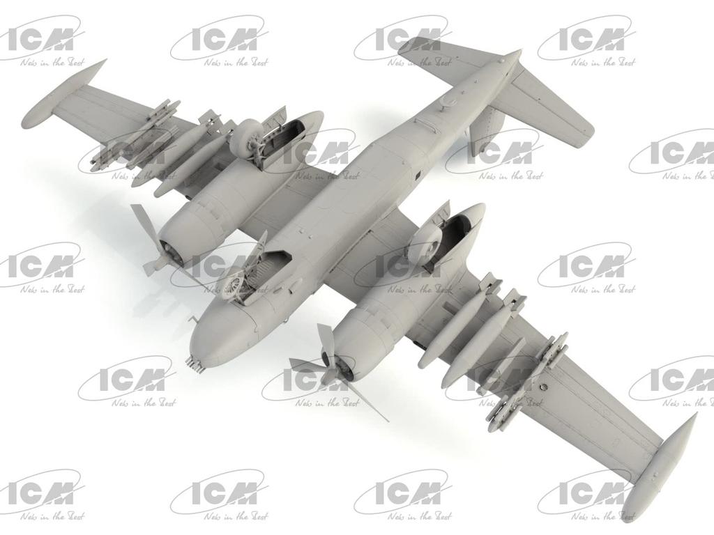 ICM 1/48 scale US Air Force B-26K Counter Invader Vietnam War plastic model kit 48279