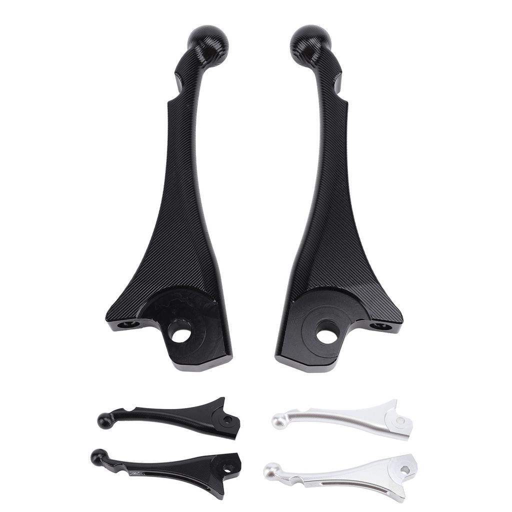 8mm Motorcycle Brake Lever Clutch Lever Kit Aluminum Alloy Anti Slip Texture Handle Short Brake Clut