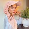 Women Headscarf Hat Elastic Design Shawl Baseball Hat Headscarf Lightweight Easy to Wear Head Covering Turban Hat