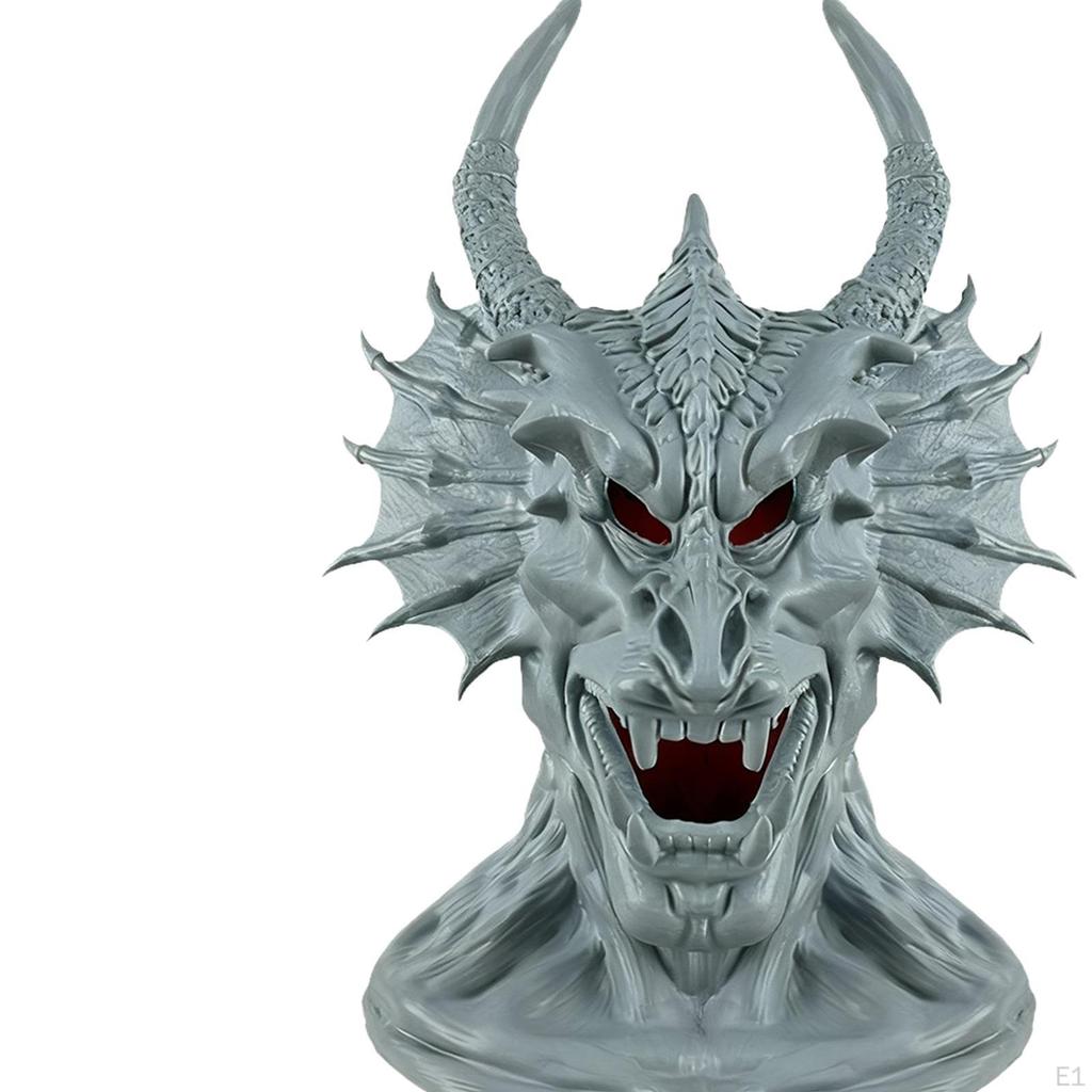 Halloween EVA Dragon Head Lightweight Versatile for Dress up Realistic