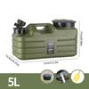 Outdoor Water Tank 5L Outdoor Water Storage Container Tank With Faucet Water Drink Dispenser For Beverage And Beer For Hiking