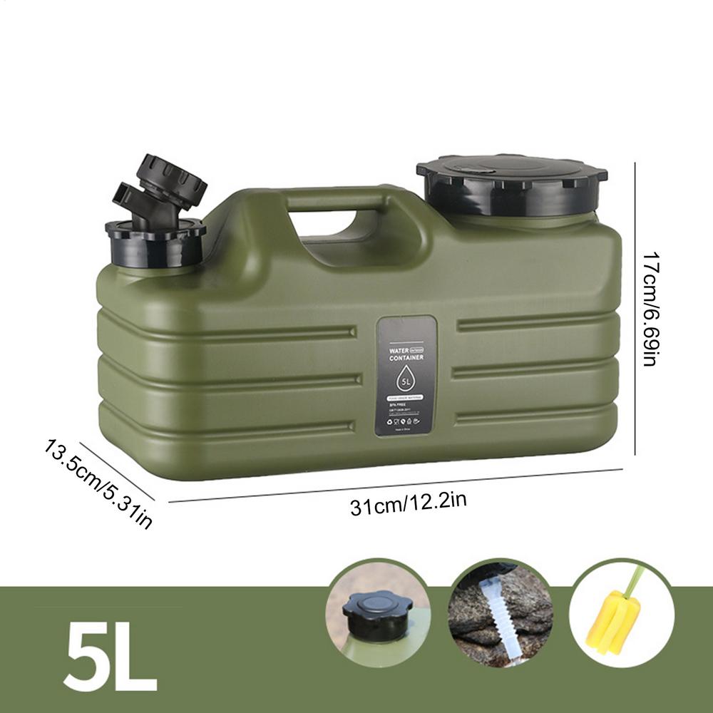 

Outdoor Water Tank 5L Outdoor Water Storage Container Tank With Faucet Water Drink Dispenser For Beverage And Beer For Hiking