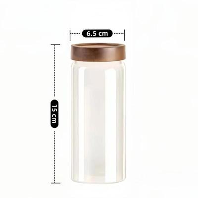 ZISIZ High Borosilicate Glass Storage Jar Set