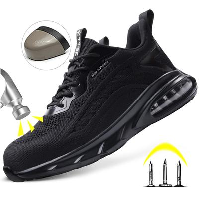 Work Shoes Steel Toe Shoes Men Safety Shoes Anti Smash Puncture-Proof Work Shoes Boots Fashion Indestructible Security Footwear