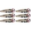 Pink Sweet Water Diamond Hair Clip Women's High End Temperament Duck Billed Clip Hair Accessories