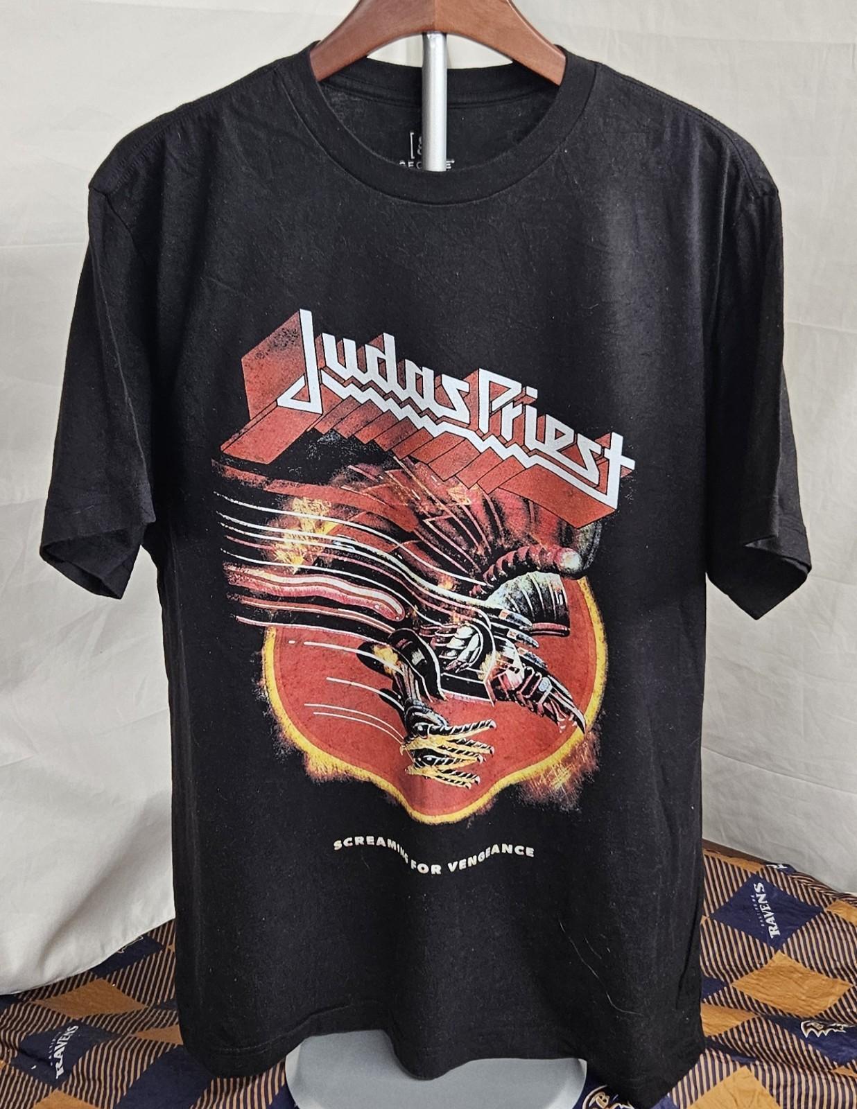 Judas Priest Screaming for Vengeance Men s T Shirt Heavy Metal Rock Band Unisex T-Shirt S