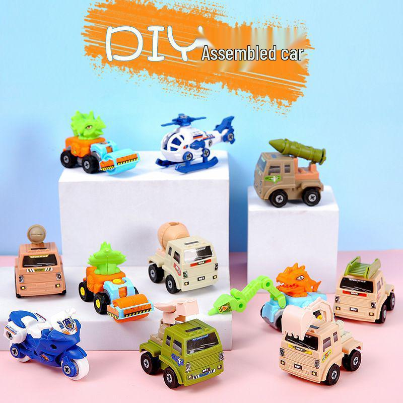 DIY Educational Toy Car - Creative Assembly Kit for Students