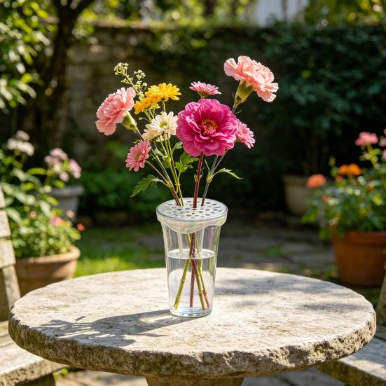 1/2/3Pcs Silicone Flower Arranger Grid DIY Flower Arrangement Holder Reusable Flexible Vase Floral Stem Holder Flower Arranging Tool