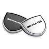 IJZN6 3D Metal Auto Door Shield Emblem Badge Car Body Sticker For Mercedes Benz AMG W205 W218 W177 V177 W176 W169 A B C E Class GLA
