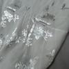 This White Heavy-weight Peacock and Peony Jacquard Fabric Can Be Used for Wedding Dresses Formal Gowns Designer Clothing Fabrics