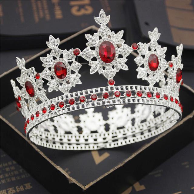 

Роскошная свадебная корона, тиары и короны для невесты, королевские украшения для волос, хрустальная диадема, головной убор для выпускного бала, аксессуары для головы, конкурс красоты