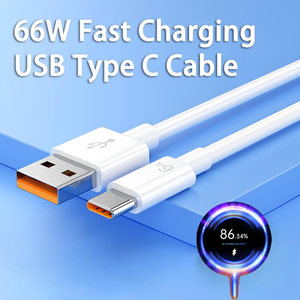 Fast Charging USB Type C Cable 66W/40W Mobile Phone Charging Cable Accessories for Xiaomi Redmi POCO Huawei Honor OPPO VIVO