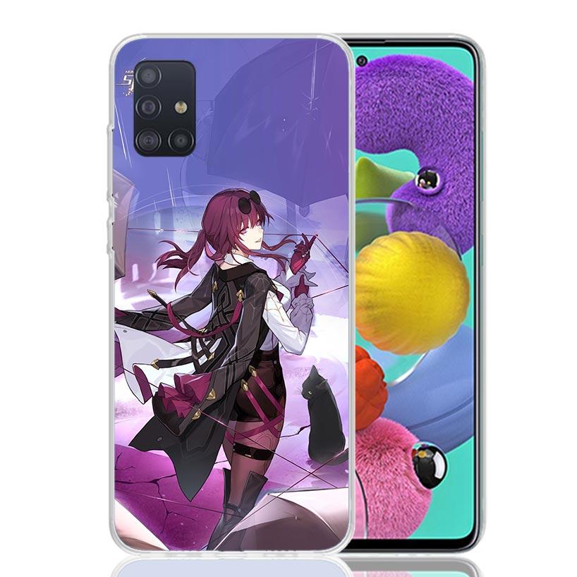 Honkai Star Rail Kafka Phone Case for Samsung Galaxy A52 A51 A50S A12 A22 A32 A72 A10S A30S A31 A71 Note 20 Ultra 10 Plus S10 Ga