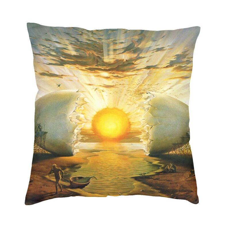 Posiadanie Pamięci Poszewka na Poduszkę 45x45cm Obraz Salvadora Dalego Sztuka Aksamit Urocze Poszewki na Poduszki na Sofę Wystrój Domu