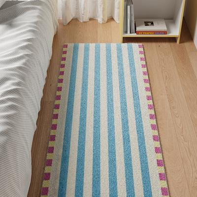 Bedroom Carpet Bedside Mat Home Decoration Korean Long Rug Soft Plush Floor Mats Shaggy Living Room Decor Area Rugs