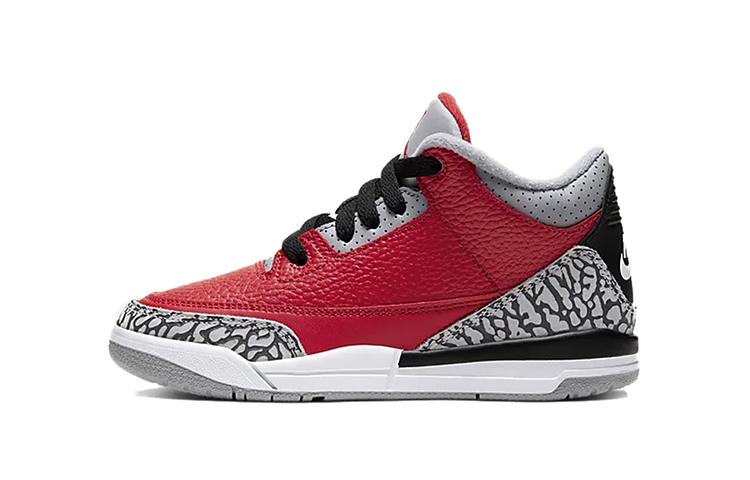 Jordan 3 Retro SE Fire Red PS CQ0487-600 1.5Y