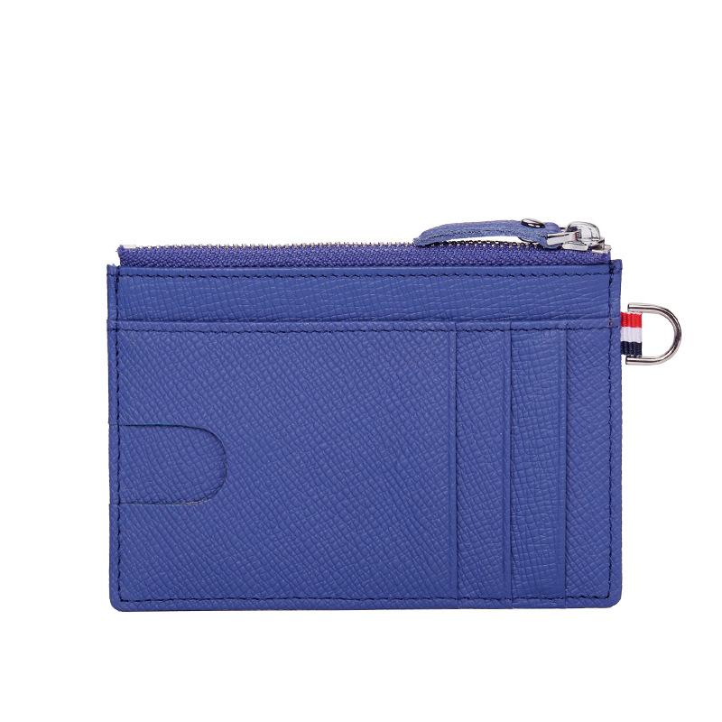

First layer cowhide card bag, genuine leather women s change card bag, mini card cover, multi-card position, ultra-thin card bag.