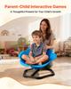 Kids Swivel Chair, 220 Lbs Capacity, Cylinder Shape Sensory Spinning Chair, Autistic Kids Sensory Toy Seat with Non-Slip Metal Base, Toddler Sit &