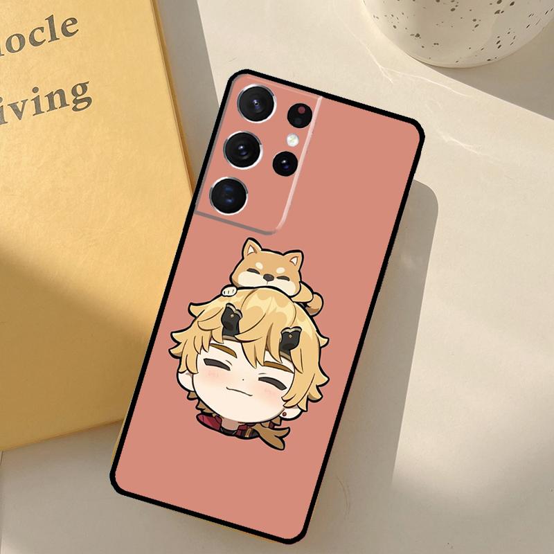 

Genshin Impact ThoMa Phone Case For Samsung Galaxy S24 Ultra S20 S21 S22 S23 S25 S9 S10 Plus S25 FE Cover Shell Galaxy S22 Plus