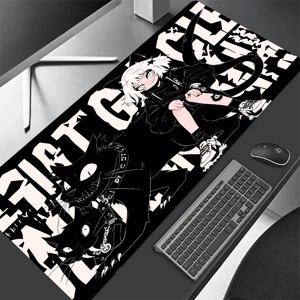 Large desk Pad Anime Boys and Girls Mouse Pad Cute HD Desk Pad Avatar Extended Gaming Keyboard Mats Large 600x1200mm Mousepad