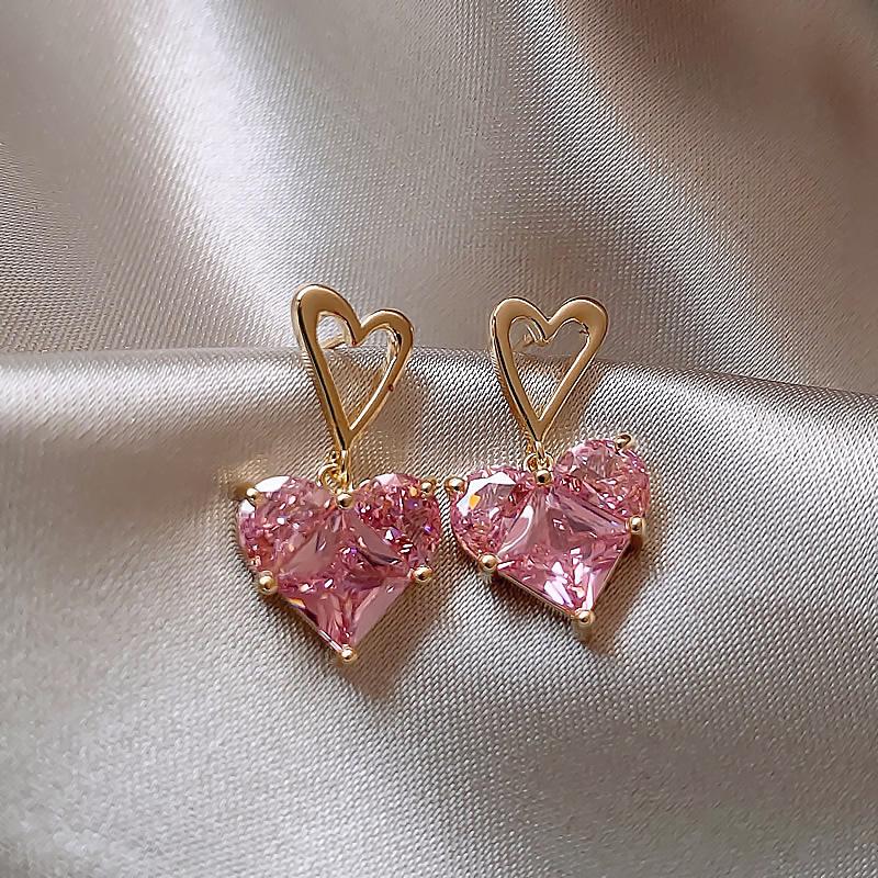 

Fashion Elegant Crystal Flower Zircon Drop Earrings Women s Wedding Jewelry Party Gift Wholesale