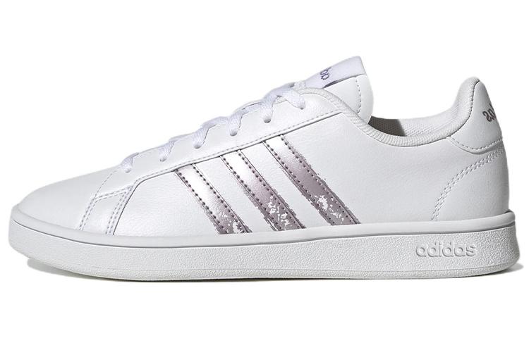 Adidas Grand Court Base Beyond Белый Матовый Фиолетовый Металлик Женские GW9247 37⅓