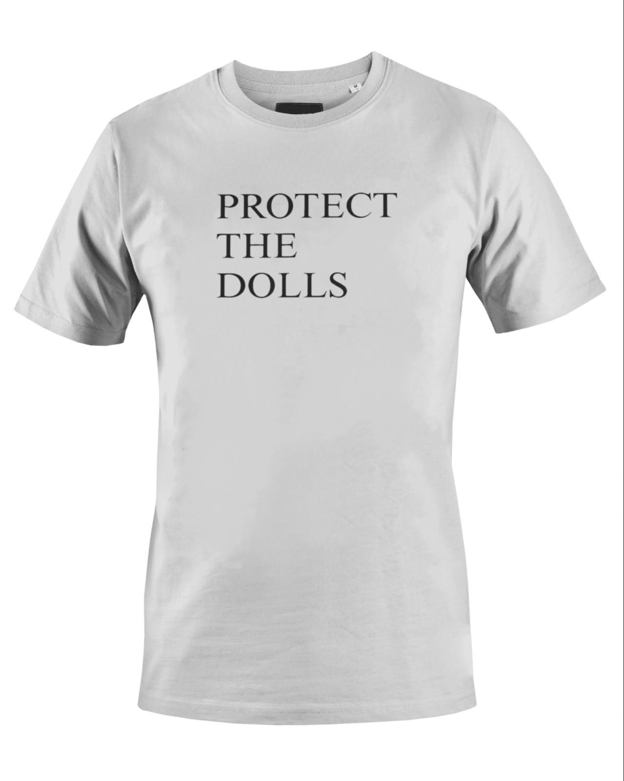 Protect The Dolls Graphic Print Mens T-Shirt XXXXL
