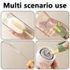 5 in 1 Bottle Brush Set Multipurpose Cup Washing Tool - Long Handle Cleaning Brush for Water Bottle, Thermos, Milk Bottle, Straw and Cups