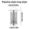 Sink Drain Strainer Stainless Steel Rustproof Fine Mesh Drain Catcher Strainer Basket With Handle Embedded Multifunctional Sink