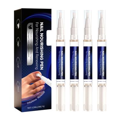 Nagelpflege-Stift Nährt, Spendet Feuchtigkeit und Pflegt Weiche und Harte Nägel, Macht Sie Natürlich Glänzend und Genährt, 12ml