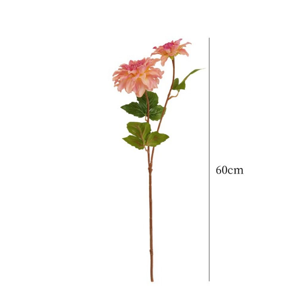Colorful Artificial Dahlia Flower Handmade Floral Arrangement Material Silk Dahlia Branch Simulation Dahlia Home Decor