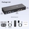 8K HDMI & USB 3.0 Dual-Channel KVM Switcher