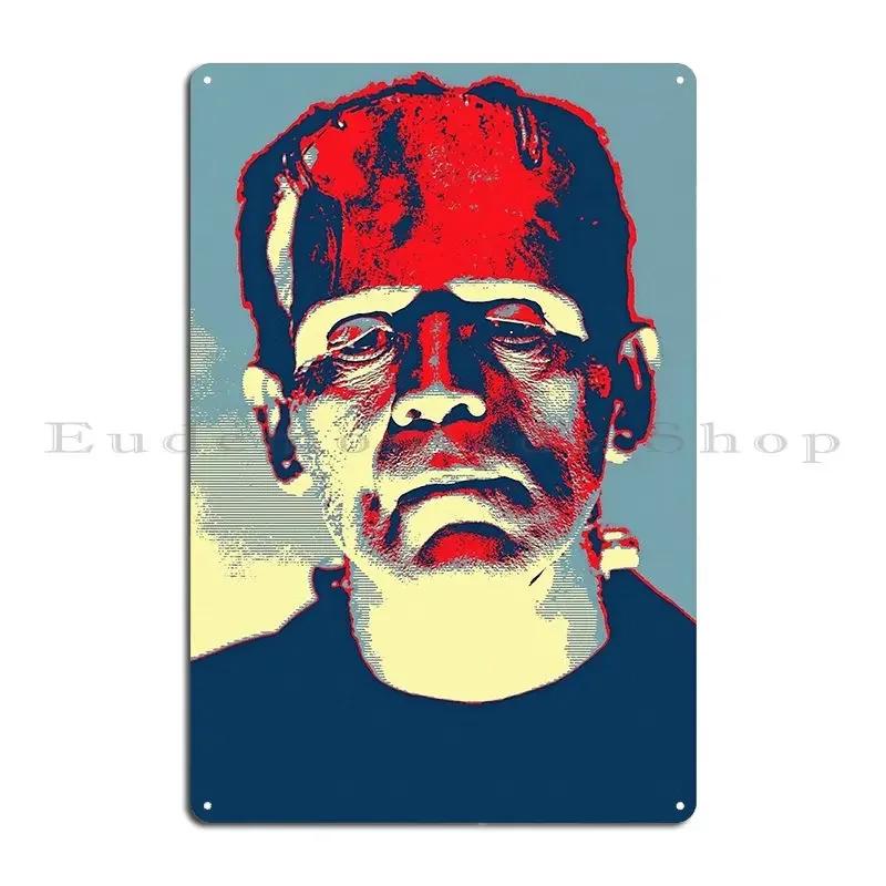 Boris Karloff In The Bride Of Frankenstein Metal Plaque Poster Decoration Character Party Garage Wall Decor Tin Sign Poster