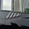 For Ford Mustang 2024 2025 ABS Plastic Rear Window Quarter Louver Cover Side Vent Trim Car Adhesive Accessories Parts