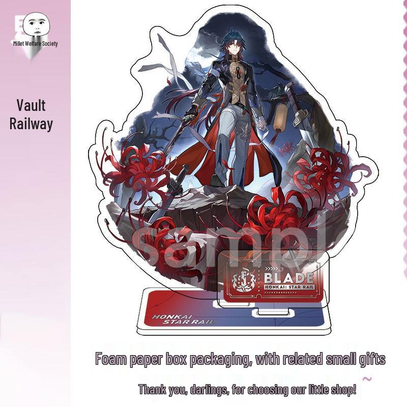 miHoYo Star Rail Firefly Dan Heng Luna Figurine Set: Acheron, Aventurine, Kafka, Silver Wolf, Jingliu, Xueyi Standees