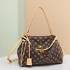 Tote Bag New Printed Shoulder Bag Fashionable High-end Versatile Handbag Large Capacity Contrast Color Bag For Women