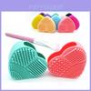 Premium Silicone Heart Make Up Brush Cleaner Pad With Timeless Design For All Brushes